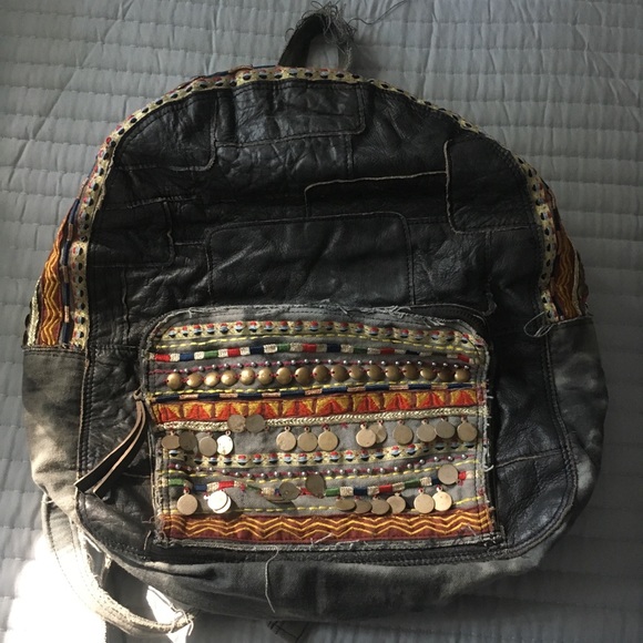 💫EMBELLISHED FREE PEOPLE BACKPACK 💫 - Picture 1 of 6
